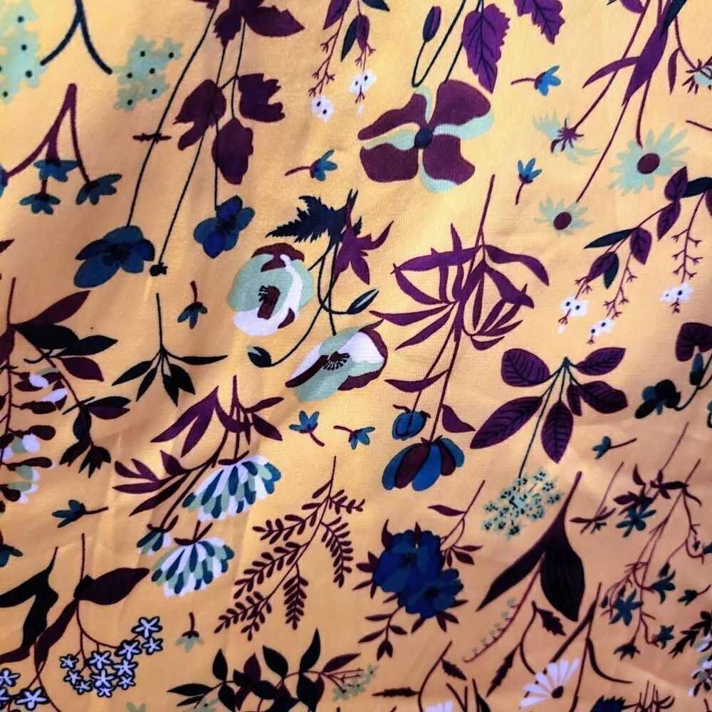 NWOT Lapis Anthropology Boho Cottagecore Flowy Feminine Floral Ruffle Sundress - Picture 5 of 6